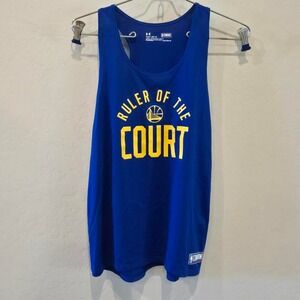 Under Armour Golden State Warriors Youth Large blue tank top Ruler of the Cour